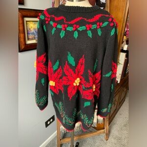 Ugly Christmas Holiday Sweater Vintage PBJ Sport Large